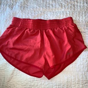 Small Orange/Red Nike Running Shorts